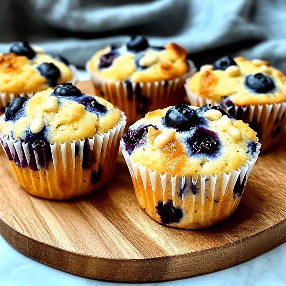 Odkryj Pyszne KETO Jogurtowe Muffinki z Borówkami i Białą Czekoladą – Schritt 2