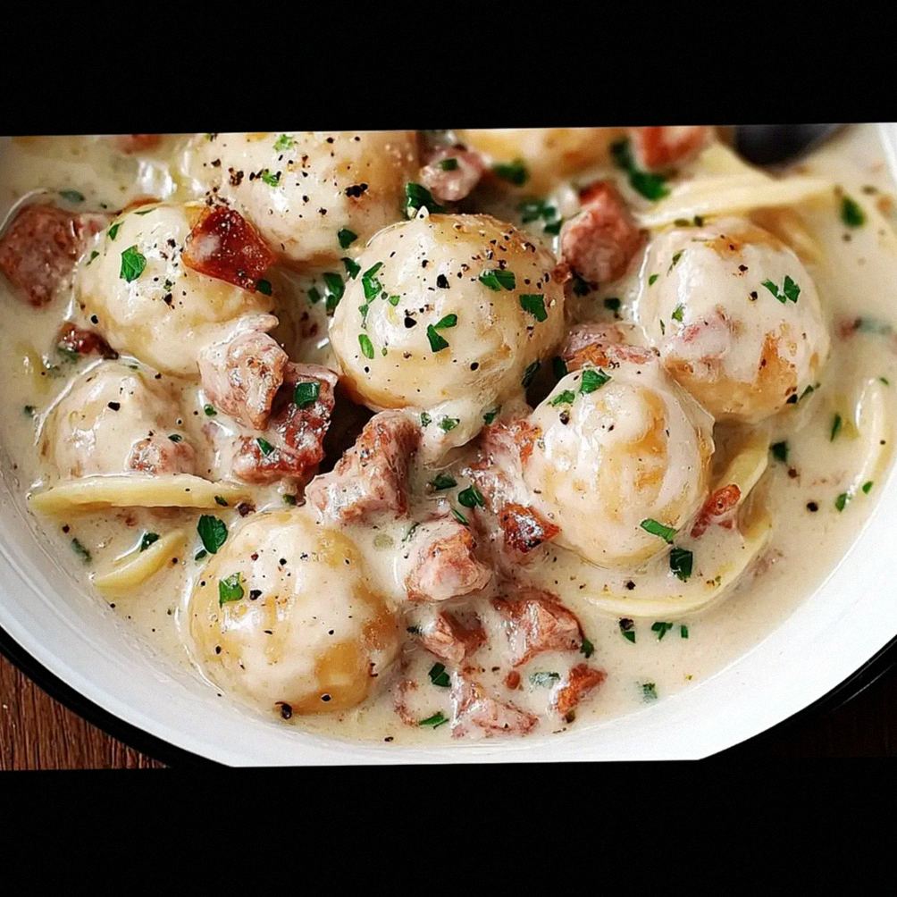 Pulpeciki w sosie carbonara – szybka uczta pełna smaku – Schritt 1