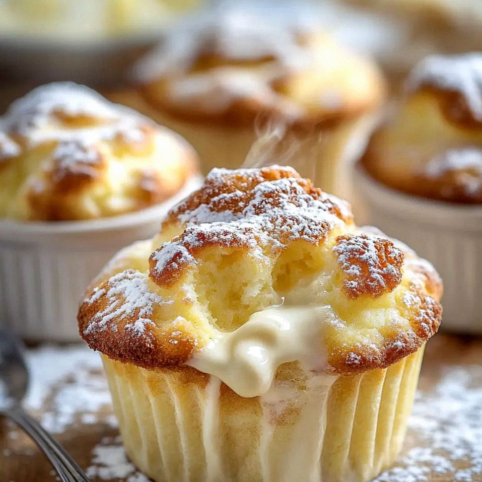 Puszyste muffinki twarogowe z budyniem – deser, który zachwyca! – Schritt 1