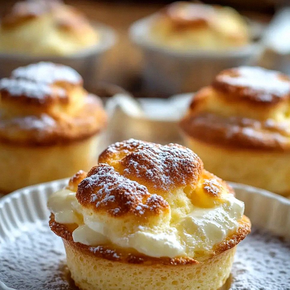 Puszyste muffinki twarogowe z budyniem – deser, który zachwyca! – Schritt 2