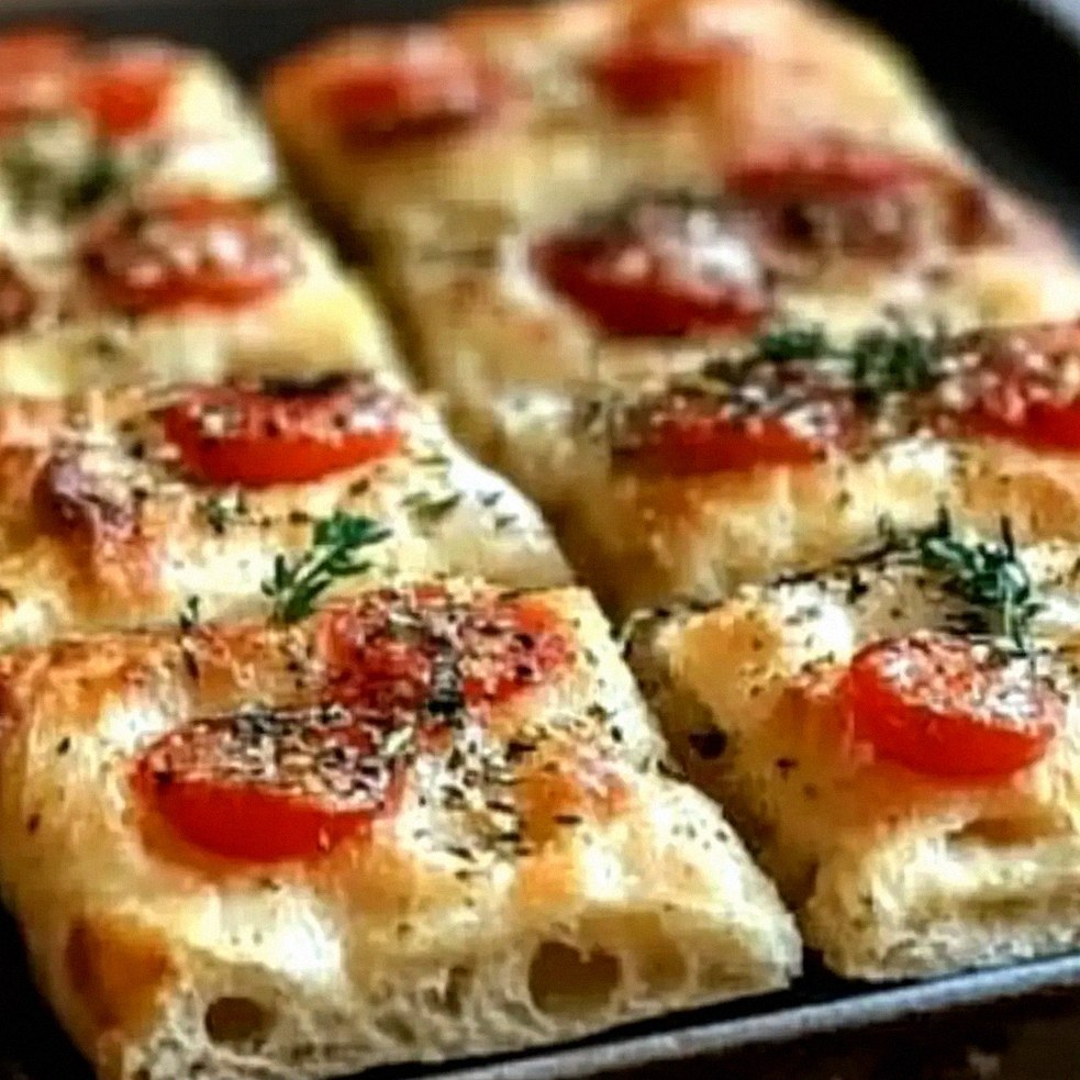 Pyszna focaccia z oliwą i ziołami – smakowity włoski chleb