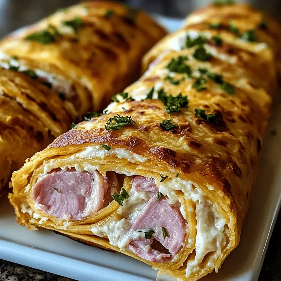 Szybkie Rollsy z tortilli z szynka z indyka – Idealna Przekąska na Imprezę